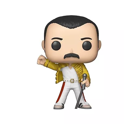 Buy Funko POP! Vinyl: Rocks: Queen: Freddie Mercury (Wembley 1986) • 15.99£