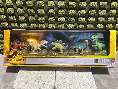 Buy Jurassic World Dominion Micro Collection Mini Dinosaur 5 Figure Mattel BNWT Gift • 14£