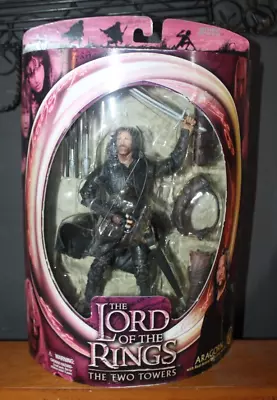 Buy Toybiz LOTR The Two Towers Action Figure - Aragorn  - Unopened Box  • 16£
