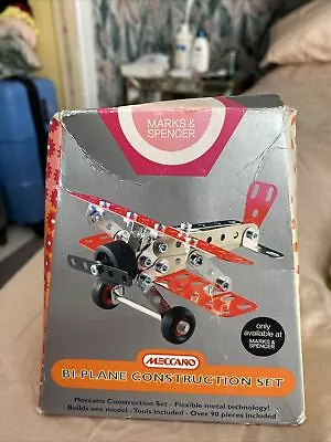 Buy Meccano BI Plane  Construction Set, Over 90pieces Tools Included Box Not Perfect • 7.50£