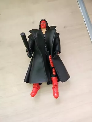 Buy WCW Marvel Crow Sting Wrestling Figure Toy Kids Toybiz Wolfpac Red W Coat &bat • 10£