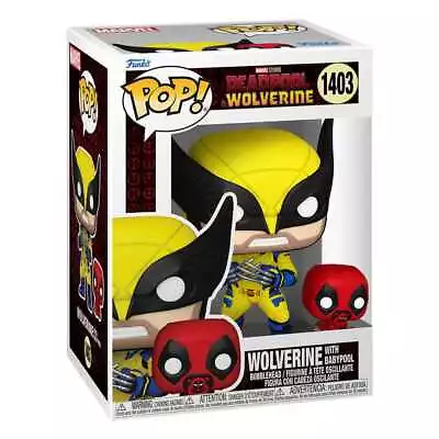Buy PREORDER 1403 Wolverine & Babypool Deadpool & Wolverine Funko POP Genuine New • 25.99£