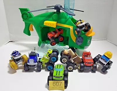 Buy Blaze And The Monster Machines 9 Diecast Vehicles And Swoop Helicopter Bundle • 34.99£