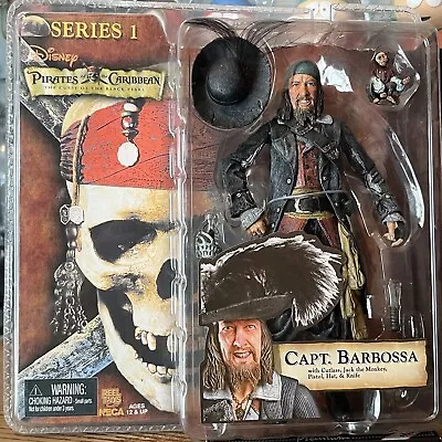 Buy NECA Pirates Of The Caribbean Series 1 CAPTAIN BARBOSSA Action Figure • 219.19£
