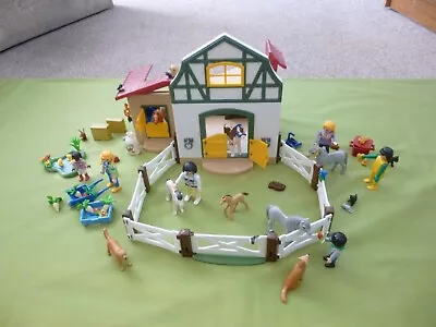 Buy  Playmobil Stables With 6 Horses,  6 Figures & Lots Of Accessories. • 12£