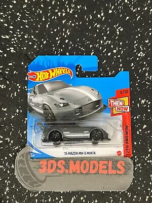 Buy MAZDA 15 MX5 MIATA SILVER  Hot Wheels 1:64 **COMBINE POSTAGE** • 2.95£