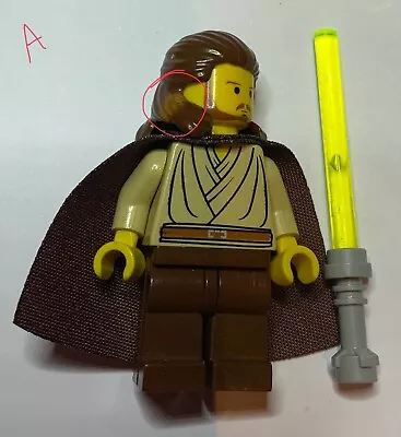 Buy Lego Star Wars Minifigures Qui-Gon Jinn 7101, 7121,  Sw0027 (A) READ DESCRIPTION • 5.79£