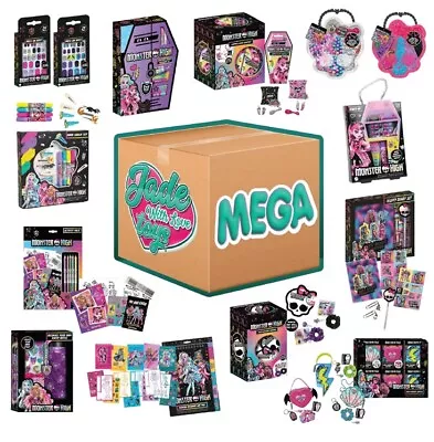 Buy New Monster High Mega Box Toys Arts Crafts (10 Items) Age 3-12 • 40£