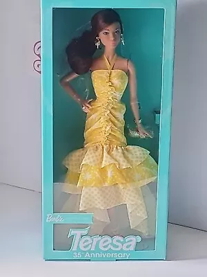 Buy Barbie Mattel Teresa 35th Anniversary Doll Lina Doll #hjx32 Box Signature  • 76.01£