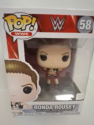 Buy New In The Box Wwe Wrestling Ronda Rousey Funko Pop! Figure #58 • 6.99£