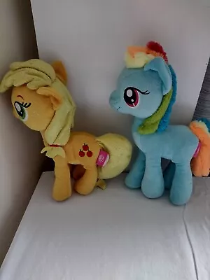 Buy My Little Pony - Plush Toy - Apple Jack & Rainbow Dash Soft Plush Toy Pony • 18£