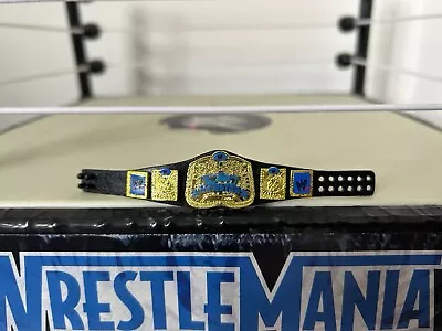 Buy WWE Smackdown Tag Team Belt Classic Wrestling Figure Accessory Blue Mattel Elite • 7.99£