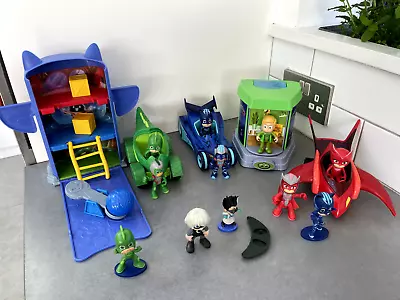 Buy PJ Masks Toy Bundle Incl. Cat Boy, Gekko & Owlette Vehicles, Figures & HQ  • 22£