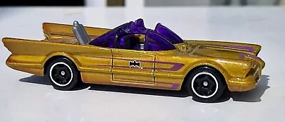 Buy Hot Wheels DC Comics Gold Batmobile 1966 Gt Condition, Unboxed, Intact, Rare • 4.99£