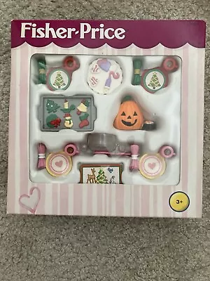 Buy Rare Brand New Fisher Price Loving Family Dream Dolls House Holidays At Home • 35£