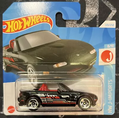 Buy Hot Wheels - '91 Mazda Miata MX-5 - Black - HW J-Imports Series - JDM • 5.99£