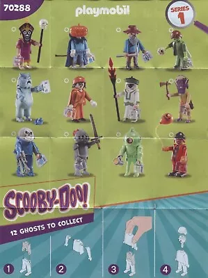 Buy Playmobil  Scooby-Doo Series 1   Figures, Complete Set Of 12  70288 • 99.99£