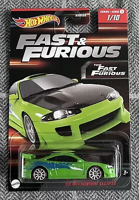 Buy Hot Wheels Fast And Furious Series 1 ‘95 Mitsubishi Eclipse 1/10 • 19.50£