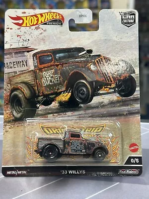 Buy Hot Wheels Premium Car Culture Drag Strip Demons '33 Willys CHASE 0/5 • 32.99£