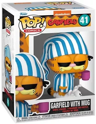 Buy Funko Pop Vinyl - Garfield With Mug POP! Comics Figure 41 • 16.49£