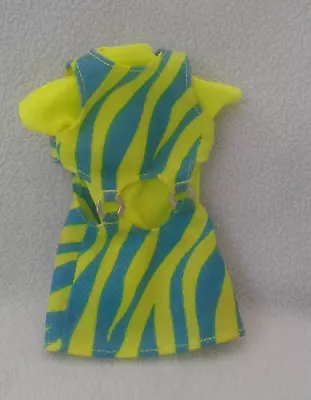 Buy Vintage 90s Barbie MOVIN GROOVIN Neon Yellow Green Mini Dress 1997 - FAB! • 5.99£