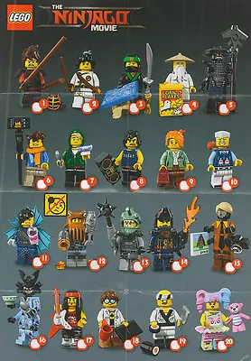 Buy Lego Ninjago Movie Minifigure Series - Choose Your RE SEALED CMF Figure 71019 • 124.99£