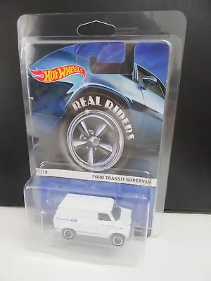 Buy Hot Wheels 'Real Riders' Ford Transit Supervan (2015) - Mint/Boxed • 45£