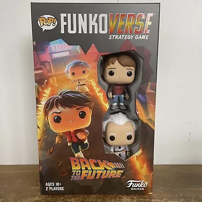 Buy Pop Funko Verse Back To The Future Strategy Board Game Marty  Doc Funkoverse • 15.95£