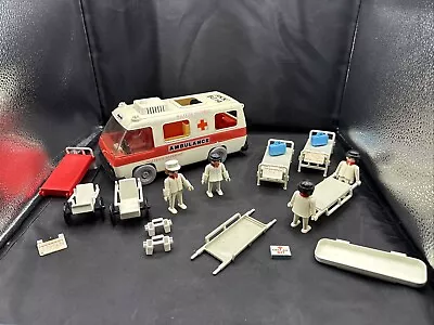 Buy Playmobil System Ambulance Vintage 1977 With Figures And Accessories  • 9.99£