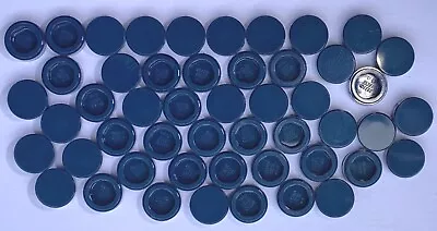 Buy LEGO 98138 Dark Blue White Lot Of 50 Tile, Round 1 X 1 Pixel Smooth Tile Art • 4.05£