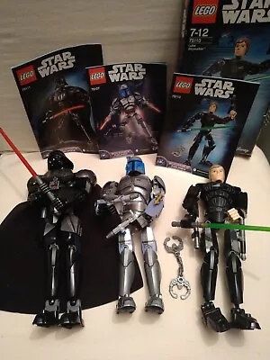 Buy LEGO Star Wars: Darth (75111) & (75107) & (75110) Pre-Owned Good Condition Boxed • 49.99£