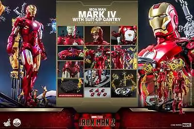 Buy In Stock Hot Toys 1/4 Scale Qs021 Iron Man 2 Mark 4 With Powered Suit Attachment • 1,686.98£