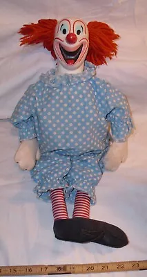 Buy Mattel Bozo The Clown Larry Harmon Talking Doll Pull String 1963 • 46.59£
