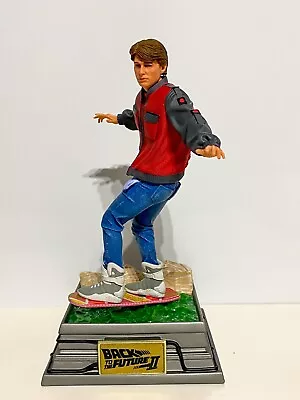 Buy Back To The Future II Marty McFly On Hoverboard Statue 1/10 22cm Iron Studios • 124.99£