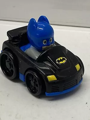 Buy Fisher Price Little People DC Comics Wheelies Batman Car Mattel 2011 Unboxed • 3.99£