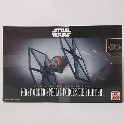 Buy Bandai Star Wars FIRST ORDER SPECIAL TIE FIGHTER 1/72 Scale Model Kit • 42.34£