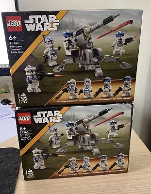 Buy LEGO Star Wars 501st Clone Troopers Battle Pack 75345 X2 • 28£