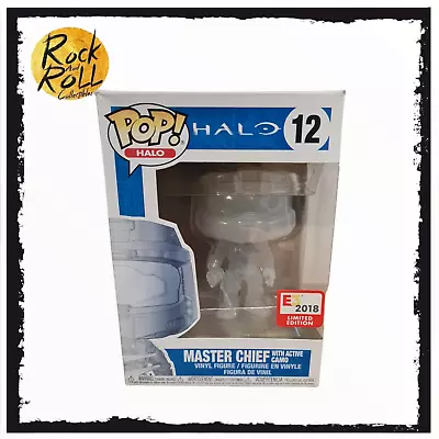 Buy Halo - Master Chief W/Active Cameo Funko Pop! #12 *Box Damage* • 48.99£