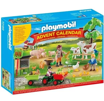 Buy Playmobil 70189 Country Farm Advent Calendar Christmas Brand New Sealed • 23.95£