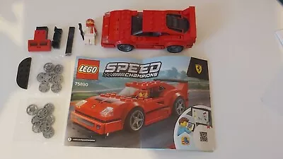 Buy Lego 75890 Speed Champions Ferrari F40 Competizione Complete With Instructions • 9.99£