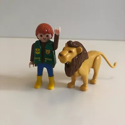 Buy Playmobil Wildlife Safari & Zoo Animals: Lion & Zookeeper • 5£