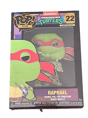 Buy Funko POP! Raphael Teenage Mutant Ninja Turtles Large Enamel Pin #22 New • 4.99£
