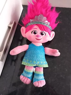 Buy Trolls Band Together Hair Pops Showtime Surprise Queen Poppy Talking Plush • 5.99£
