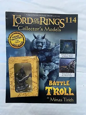 Buy Lord Of The Rings Collector's Models Eaglemoss Issue 114 Battle Troll Figure • 19.99£