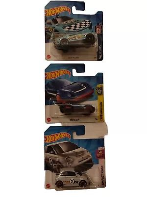 Buy Hot Wheels Job Lot, X3 ( Coupe Clip, Fiat 500e, Rise 'N' Climb TH) • 12.95£