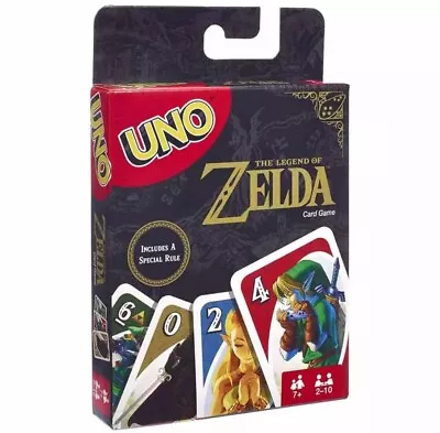 Buy Mattel Games UNO The Legend Of Zelda Card Games Hot Special Rule Exclusive • 8.99£