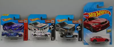 Buy Hot Wheels Bmw X 4  73 3.0 Csl, E36 M3 Race, 2002, 2016 M2 All New On Card Lot 2 • 45£