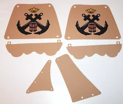 Buy Sail Set For Ship Pirate Ship 31109, Look Imperial, 6 Sails, Beige, Double • 33.70£