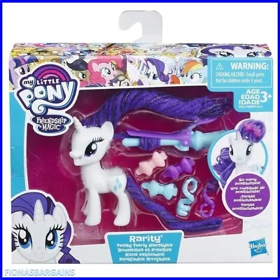 Buy My Little Pony Rarity Figure Twisty Twirly Hairstyles Playset NEW & SEALED • 13.95£