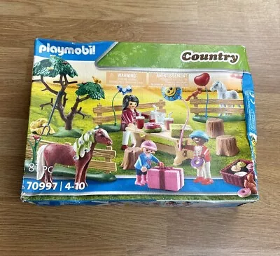 Buy PLAYMOBIL Country Decoration Of Celebration With Ponies 70997 Horse Horses • 3.20£